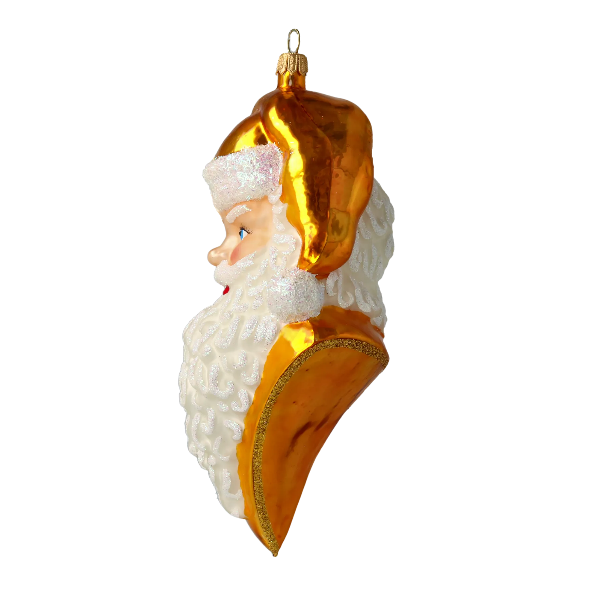 Gilded Saint Nicholas Premium christmas glass ornament 2020-350