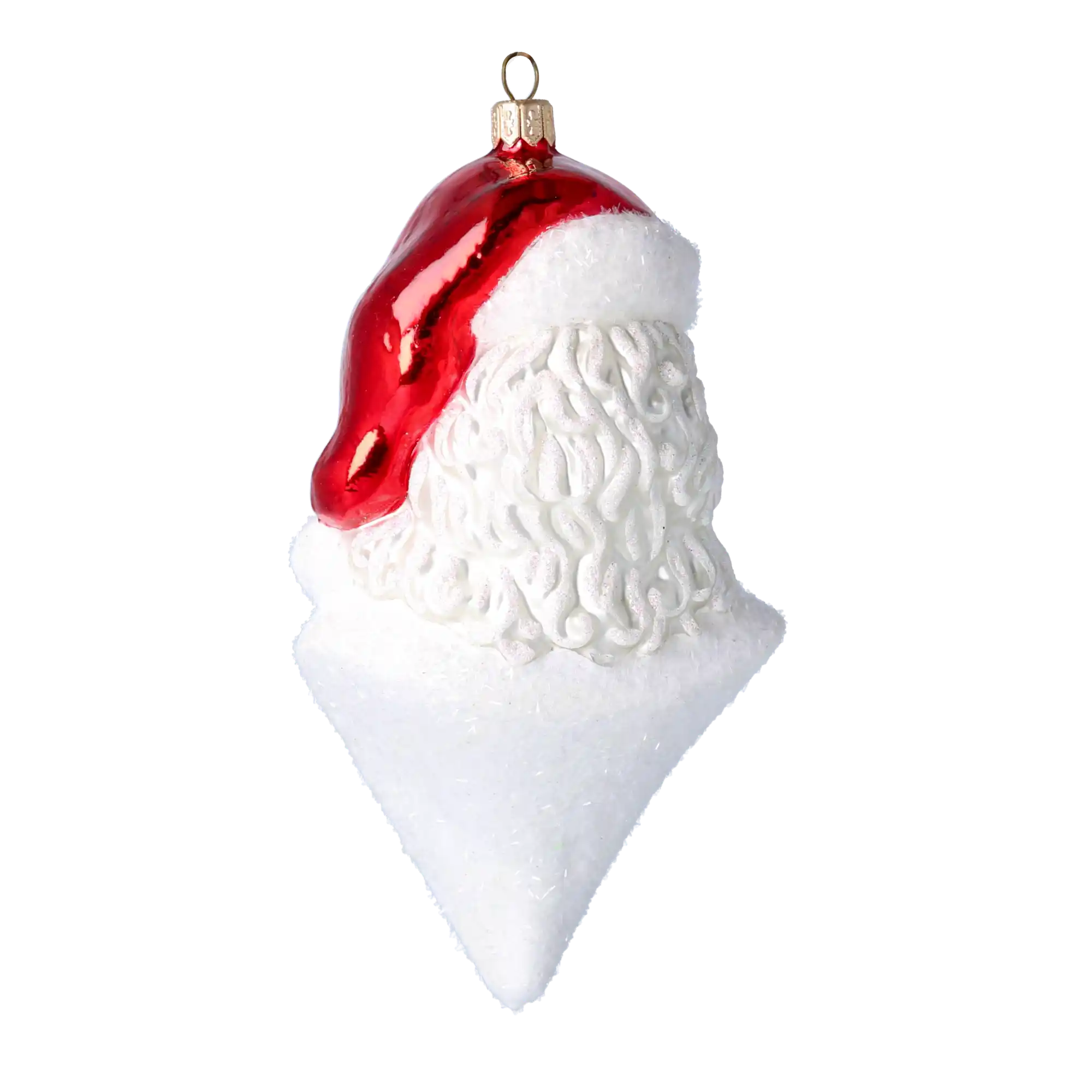 Popiersie Mikołaja Szklana Ozdoba