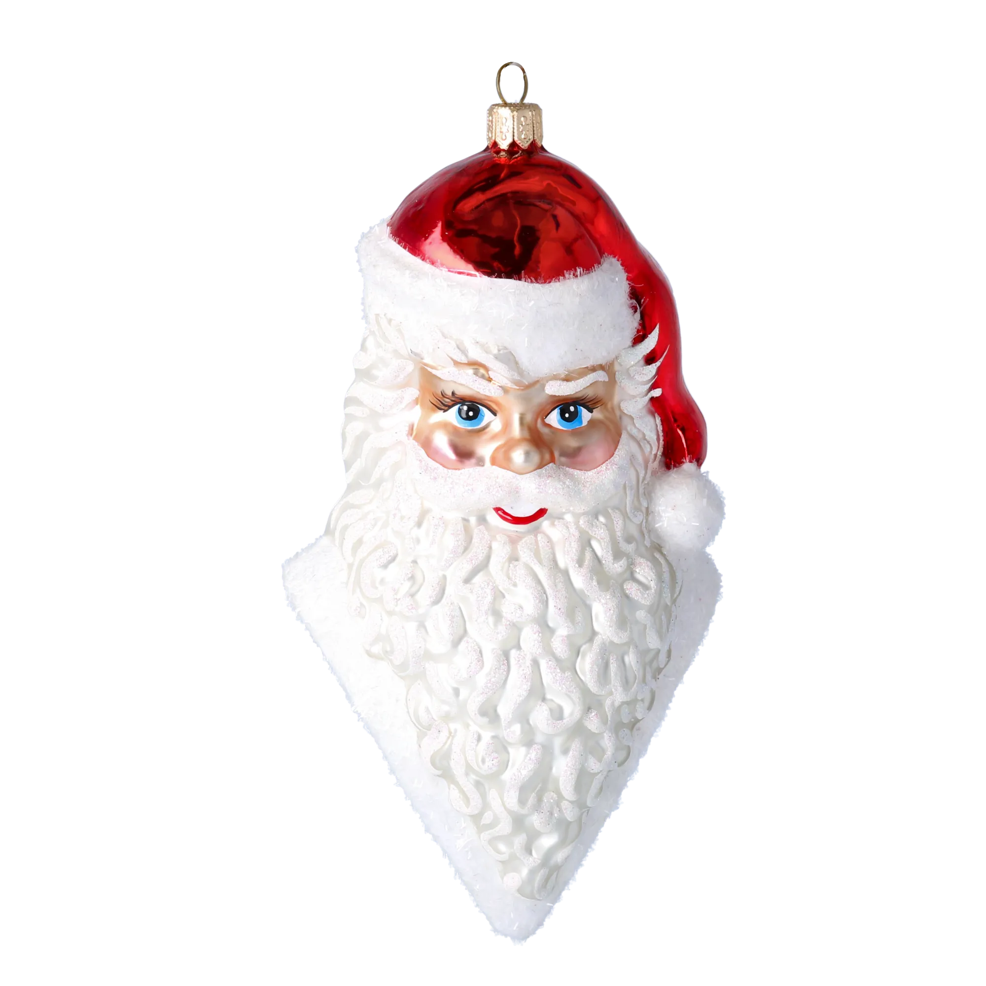 Crimson Frost Saint Nicholas Premium christmas glass ornament 2020-356