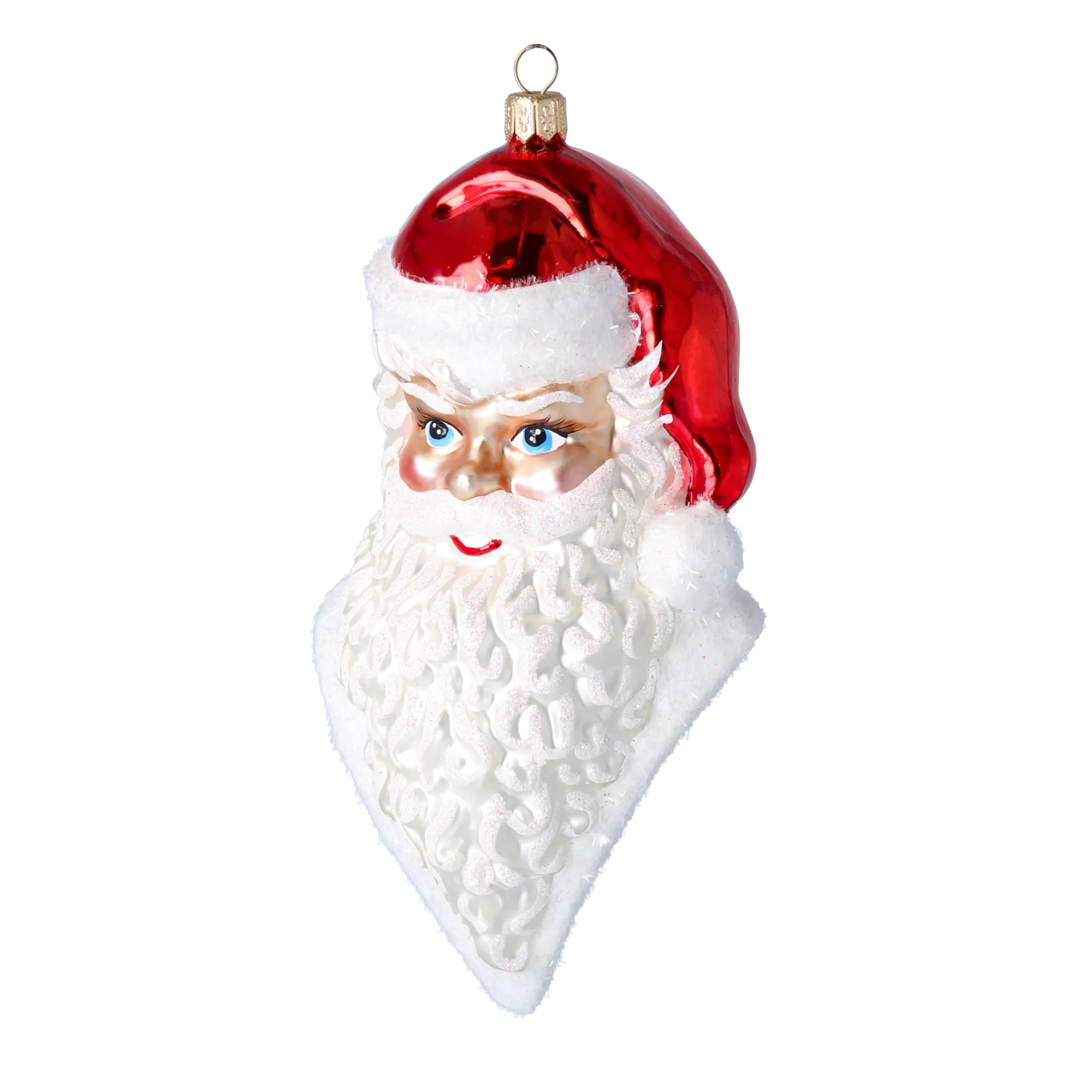 Crimson Frost Saint Nicholas Premium christmas glass ornament 2020-356