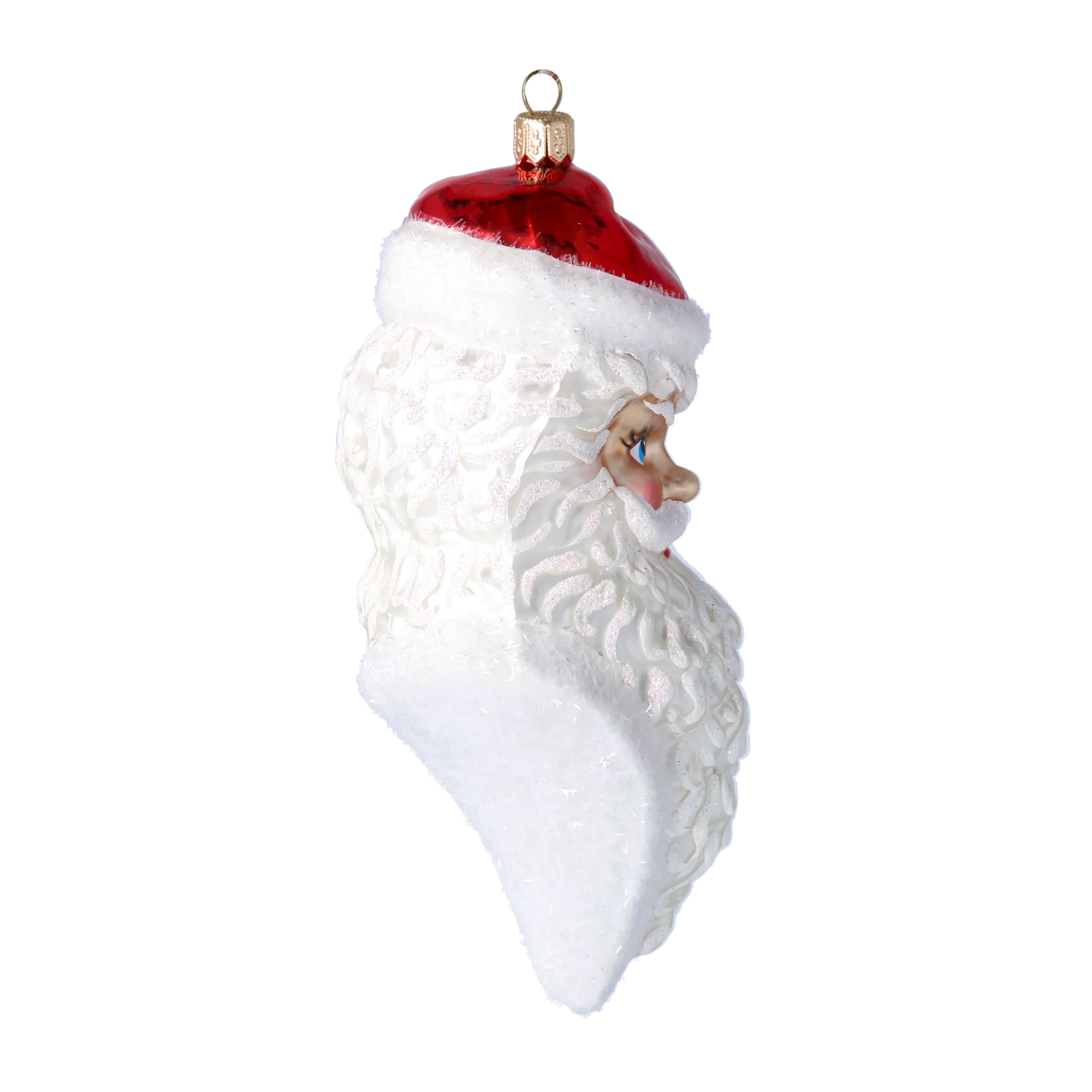 Crimson Frost Saint Nicholas Premium christmas glass ornament 2020-356