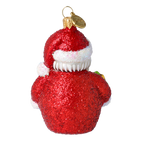 Benevolent Patron Emerald Parcel | Hand-Painted Glass Ornament | Blubom 2020-366