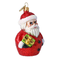 Load image into Gallery viewer, Crimson Glimmer St. Nicholas Premium christmas glass ornament 2020-366
