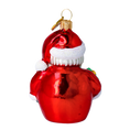 Load image into Gallery viewer, Petite Crimson Santa Premium christmas glass ornament 2020-367
