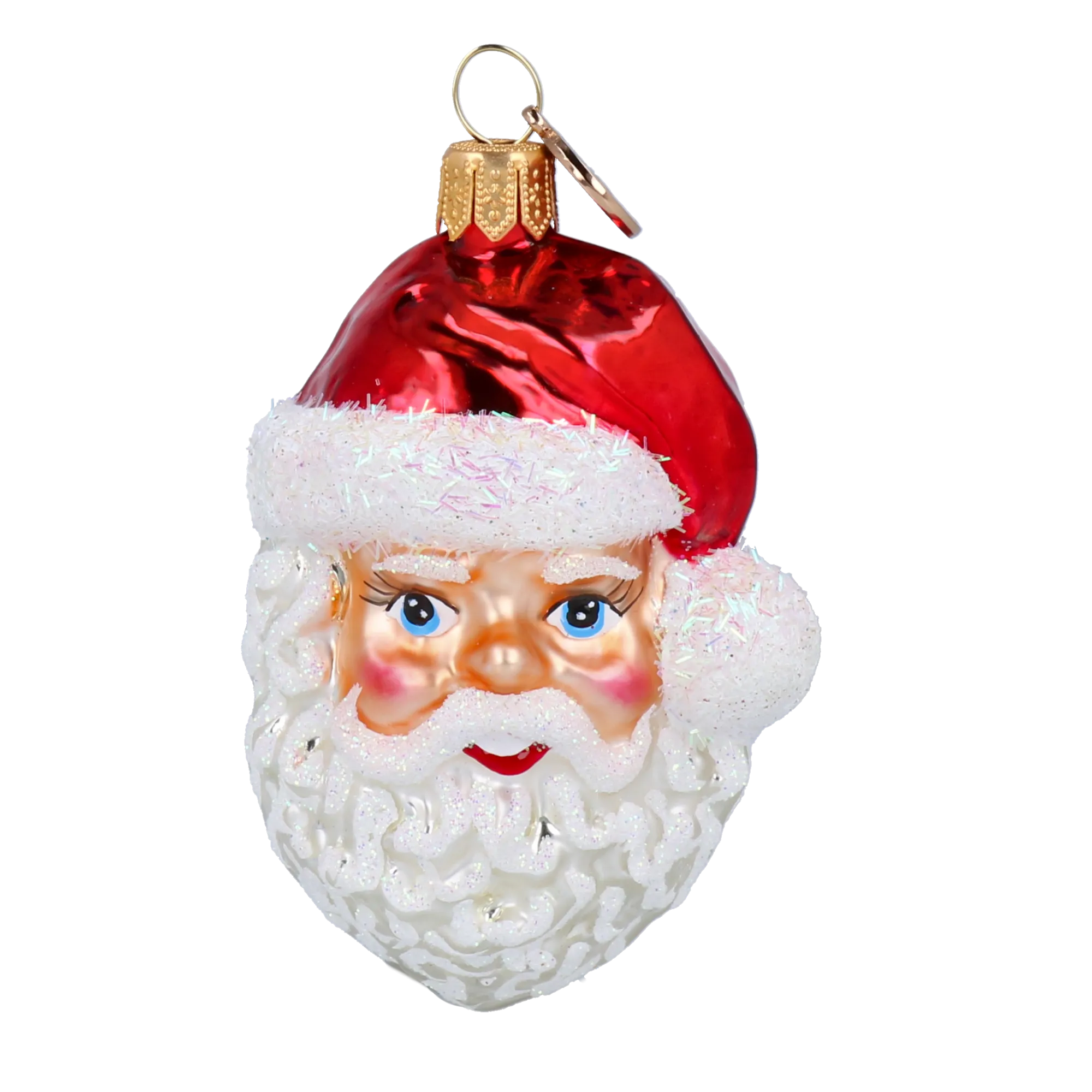 Crimson Saint Nicholas Premium christmas glass ornament 2020-369