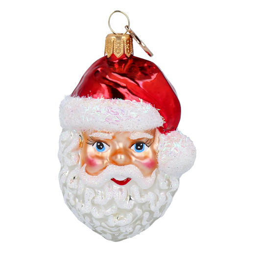Crimson Saint Nicholas Premium christmas glass ornament 2020-369
