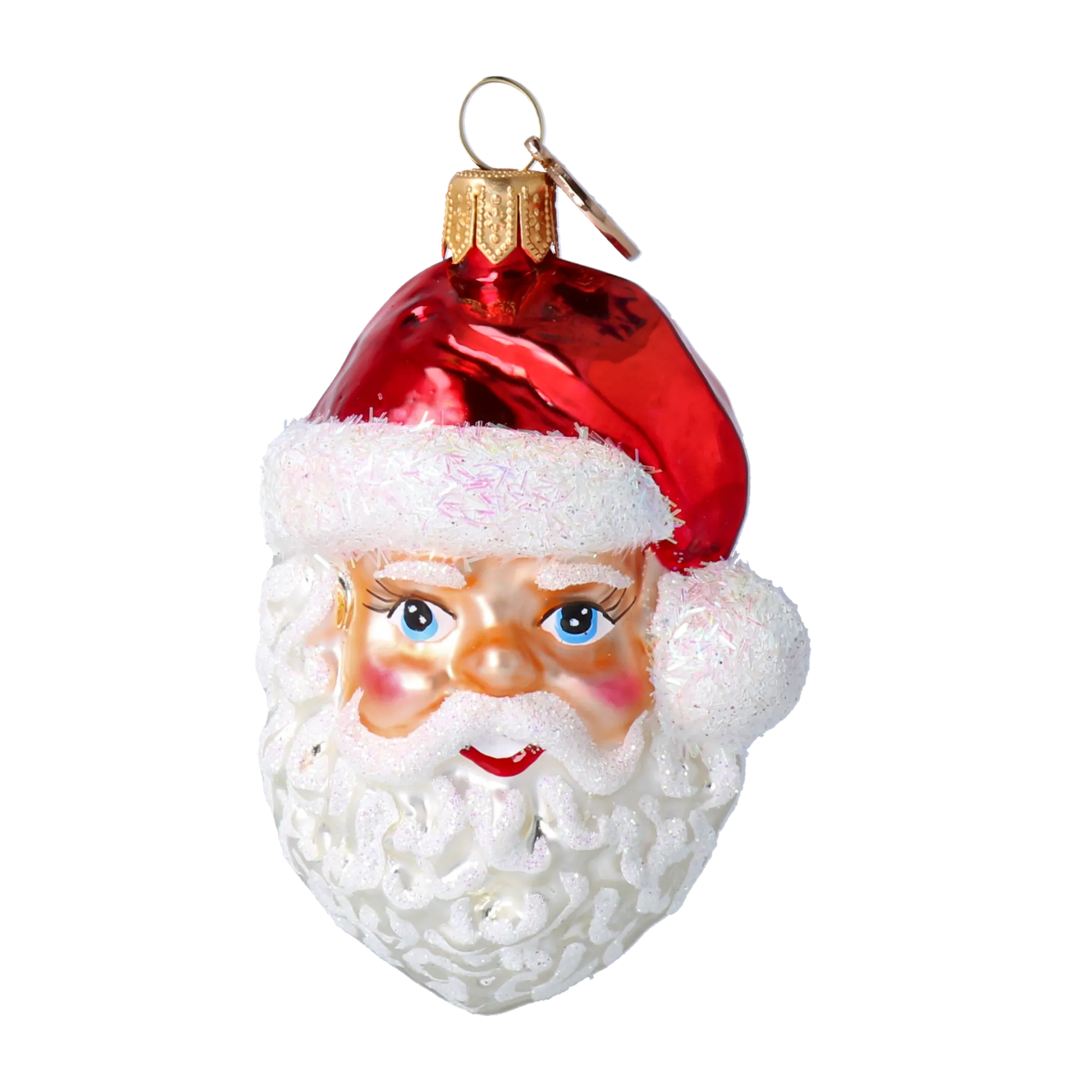 Crimson Saint Nicholas Premium christmas glass ornament 2020-369