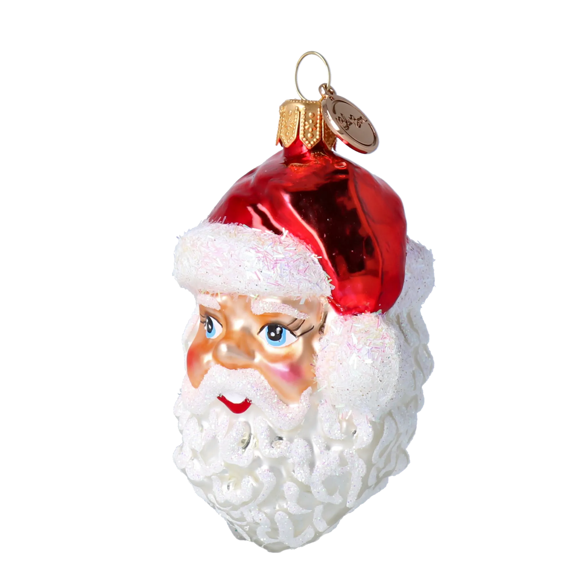 Crimson Saint Nicholas Premium christmas glass ornament 2020-369