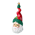 Load image into Gallery viewer, Crimson Spiral Saint Nicholas Premium christmas glass ornament 2020-372
