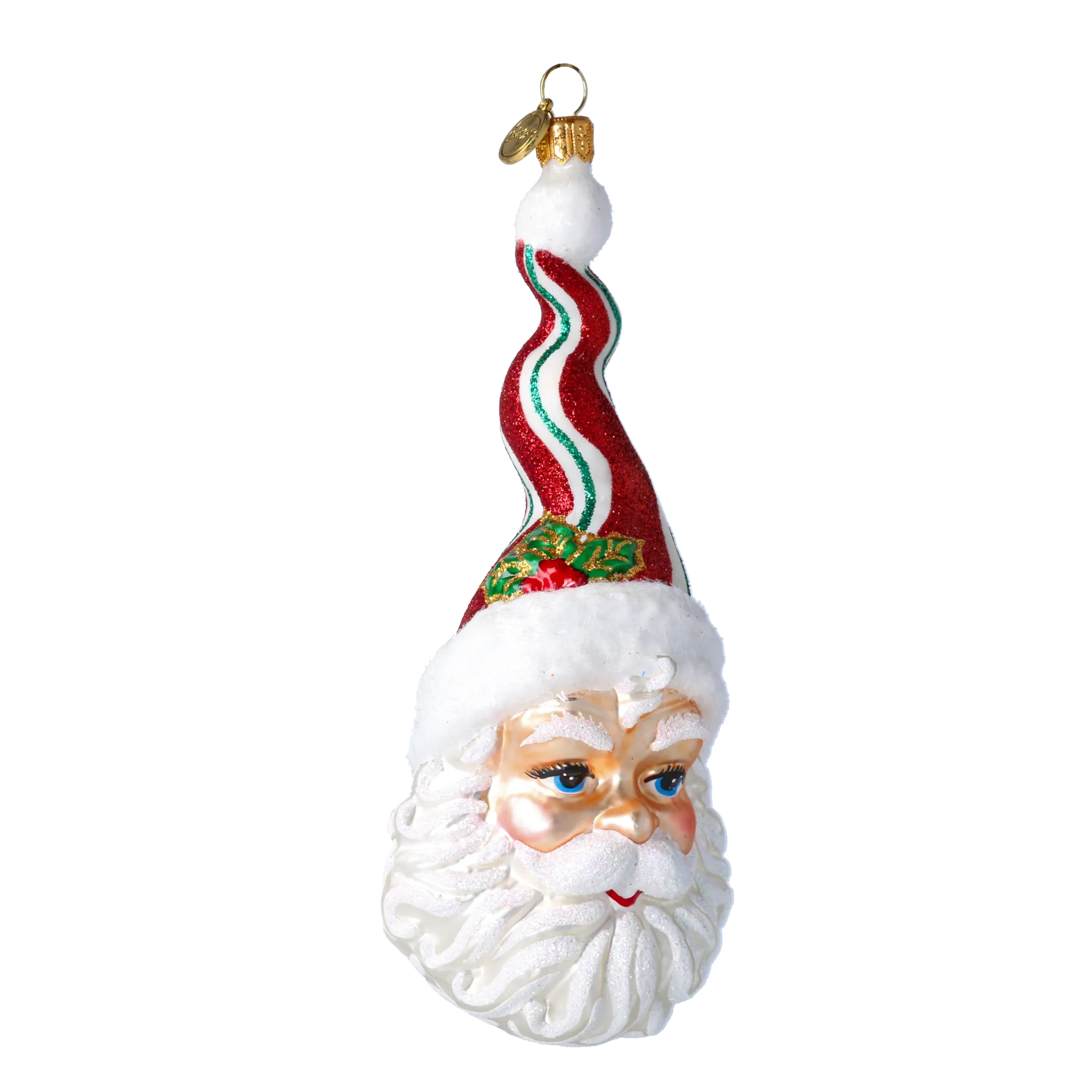 Crimson Twist St. Nicholas Premium christmas glass ornament 2020-374