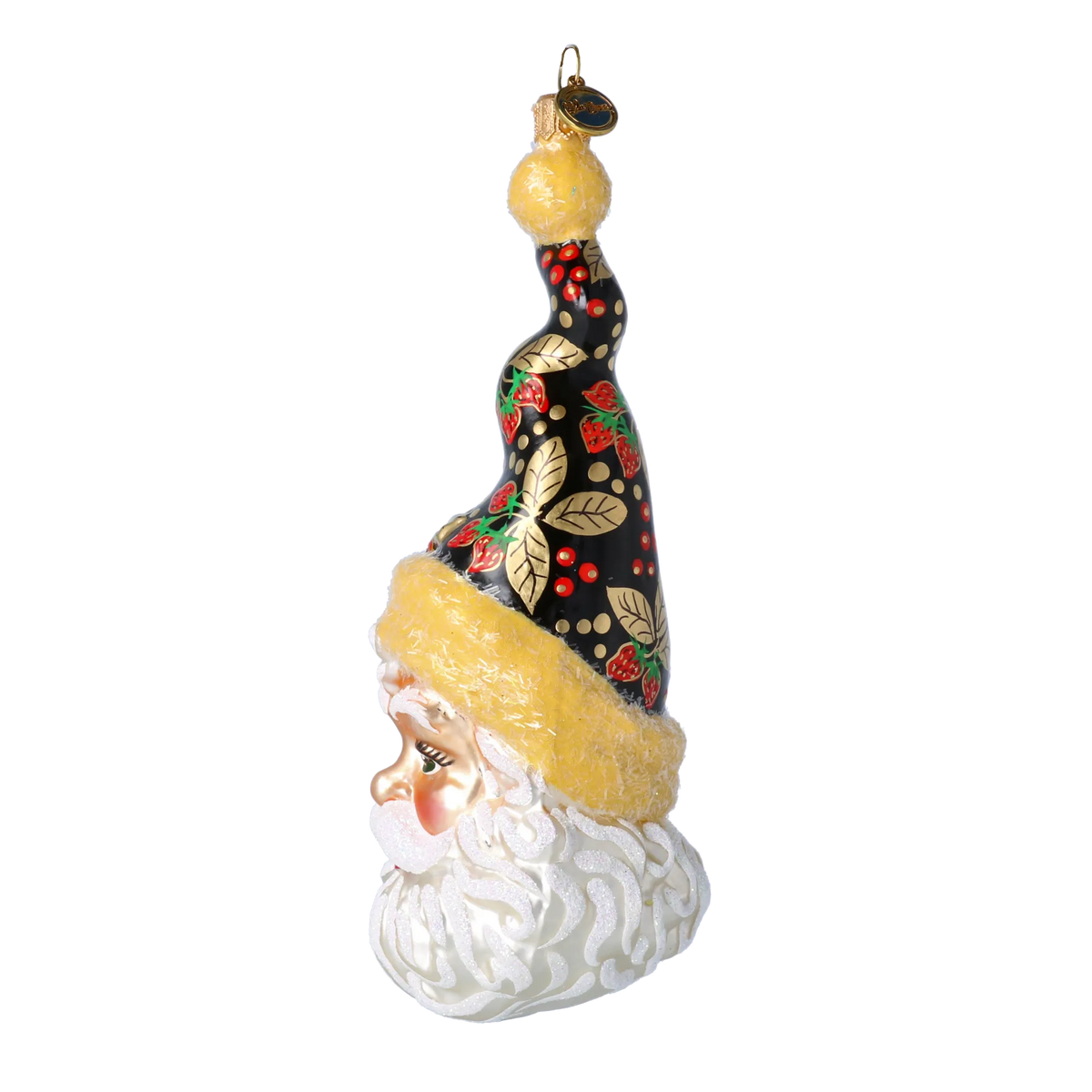 Midnight Berry Wanderer | Hand-Painted Glass Ornament | Blubom 2020-375