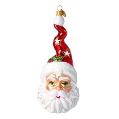Twisted Cap Santa in Starlit Scarlet
