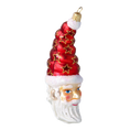 Load image into Gallery viewer, Crimson Starlight Santa Premium christmas glass ornament 2020-380
