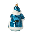Załaduj obraz do przeglądarki galerii, Winter Magic Trio Handmade Glass Christmas Ornaments Santa Claus 2020-388
