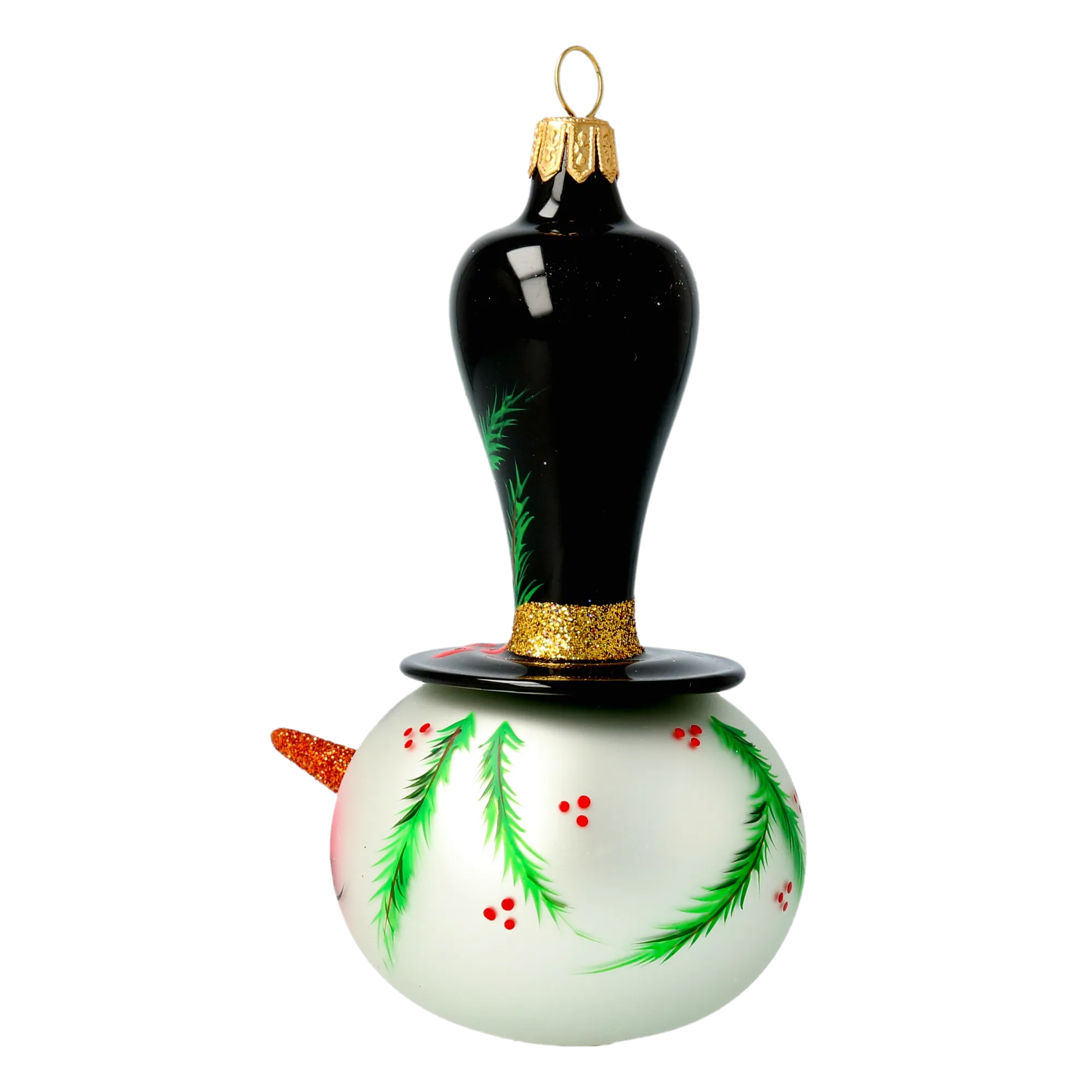 Frosty the Snowman Handmade Glass Christmas ornament free blowing 2020-390