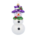 Noble Winter Diplomat | Hand-Painted Glass Ornament | Blubom 2020-395