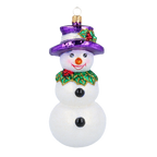 Noble Winter Diplomat | Hand-Painted Glass Ornament | Blubom 2020-395