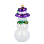Noble Winter Diplomat | Hand-Painted Glass Ornament | Blubom 2020-395
