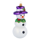 Noble Winter Diplomat | Hand-Painted Glass Ornament | Blubom 2020-395