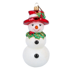 Jovial Holly Squire | Hand-Painted Glass Ornament | Blubom 2020-396