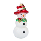 Jovial Holly Squire | Hand-Painted Glass Ornament | Blubom 2020-396