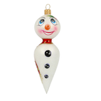 Mirthful Winter Envoy | Hand-Painted Glass Ornament | Blubom 2020-403