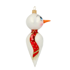Mirthful Winter Envoy | Hand-Painted Glass Ornament | Blubom 2020-403