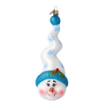 Jovial Arctic Ascent | Hand-Painted Glass Ornament | Blubom 2020-405