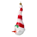 Sinuous Crimson Nomad | Hand-Painted Glass Ornament | Blubom 2020-410