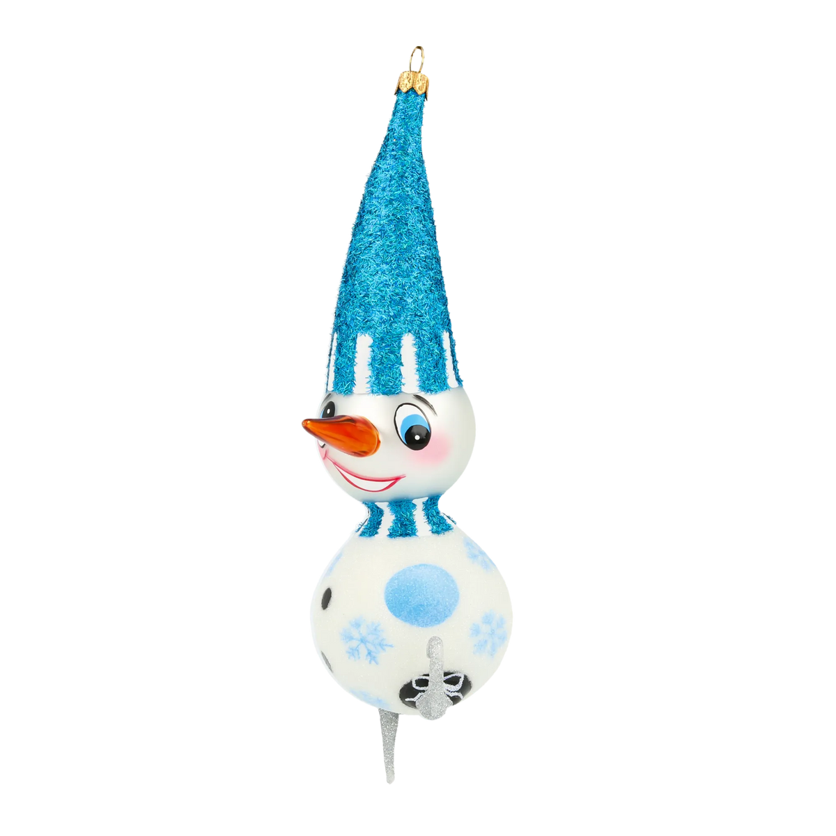 Mirthful Frost Glider | Hand-Painted Glass Ornament | Blubom 2020-412