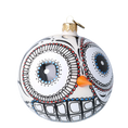 Załaduj obraz do przeglądarki galerii, Mexican Snowman Charm. Handmade Glass Christmas ornament. 2020-414
