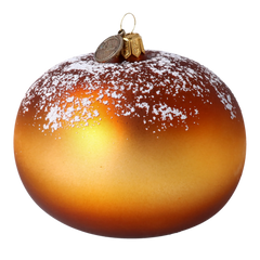 Snow-Dusted Donut