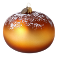 Load image into Gallery viewer, Sugar Doughnut. Handmade Glass Christmas ornament. 2020-444
