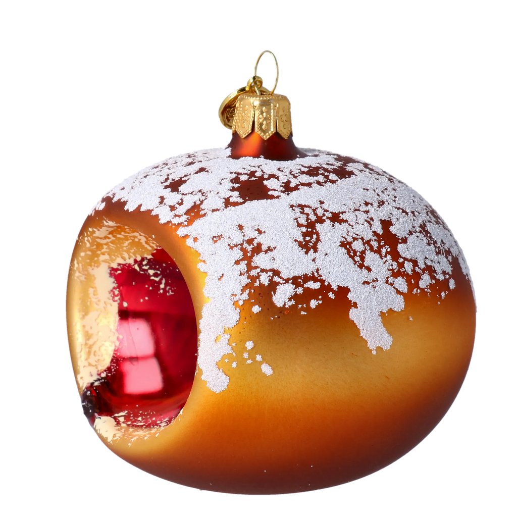 Copper Hearth Silence | Hand-Painted Glass Ornament | Blubom 2020-445