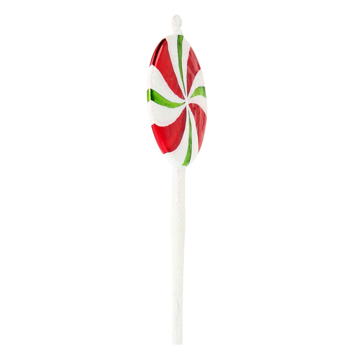 Jubilant Sugar Carousel | Hand-Painted Glass Ornament | Blubom 2020-447