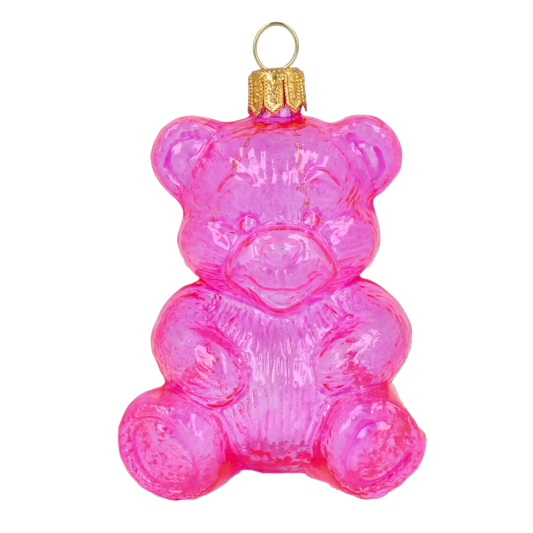 Miś Żelek Szklana Ozdoba