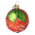 Załaduj obraz do przeglądarki galerii, Frosted Crimson Apple Premium christmas glass ornament 2020-457
