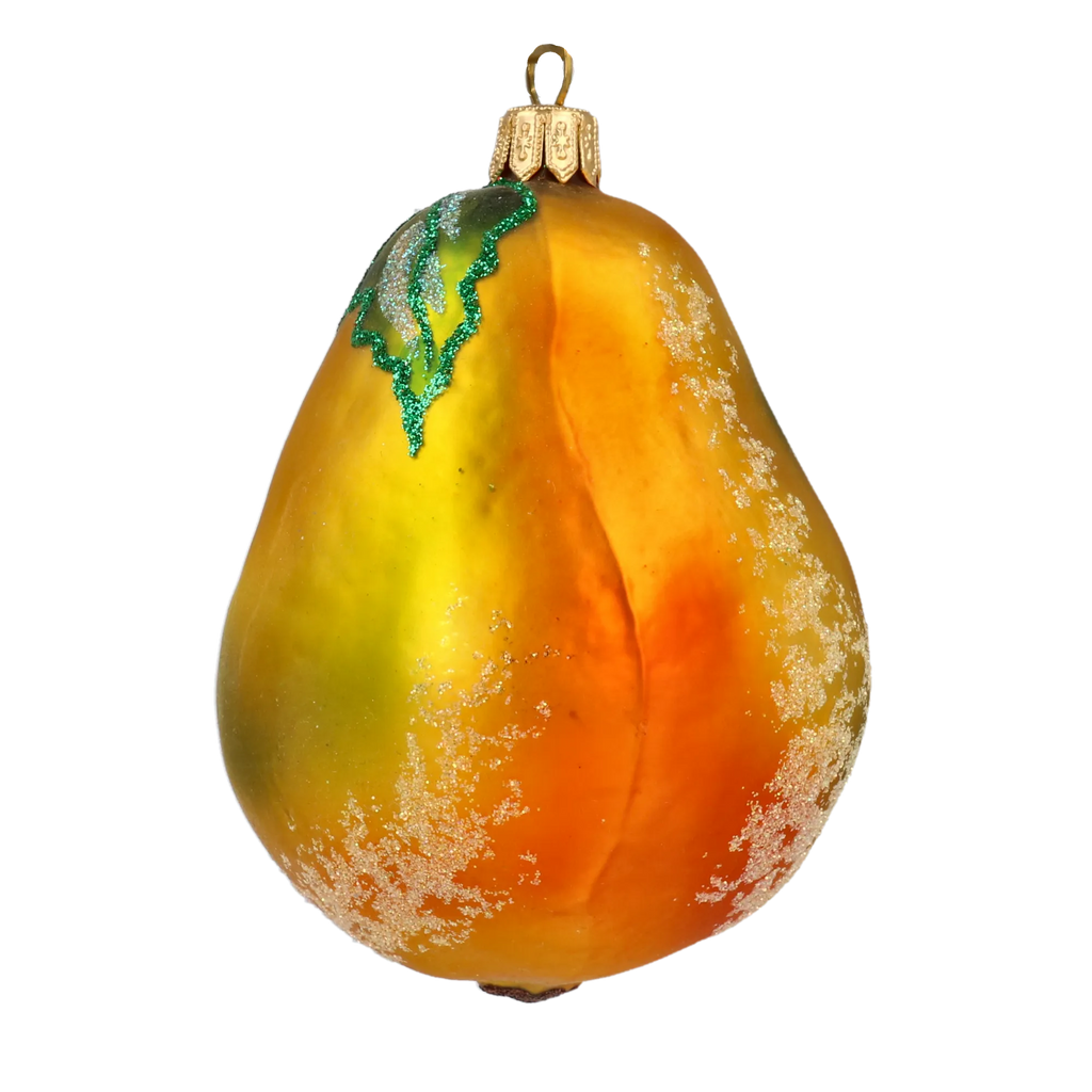 Sun Drenched Nectar | Hand-Painted Glass Ornament | Blubom 2020-458