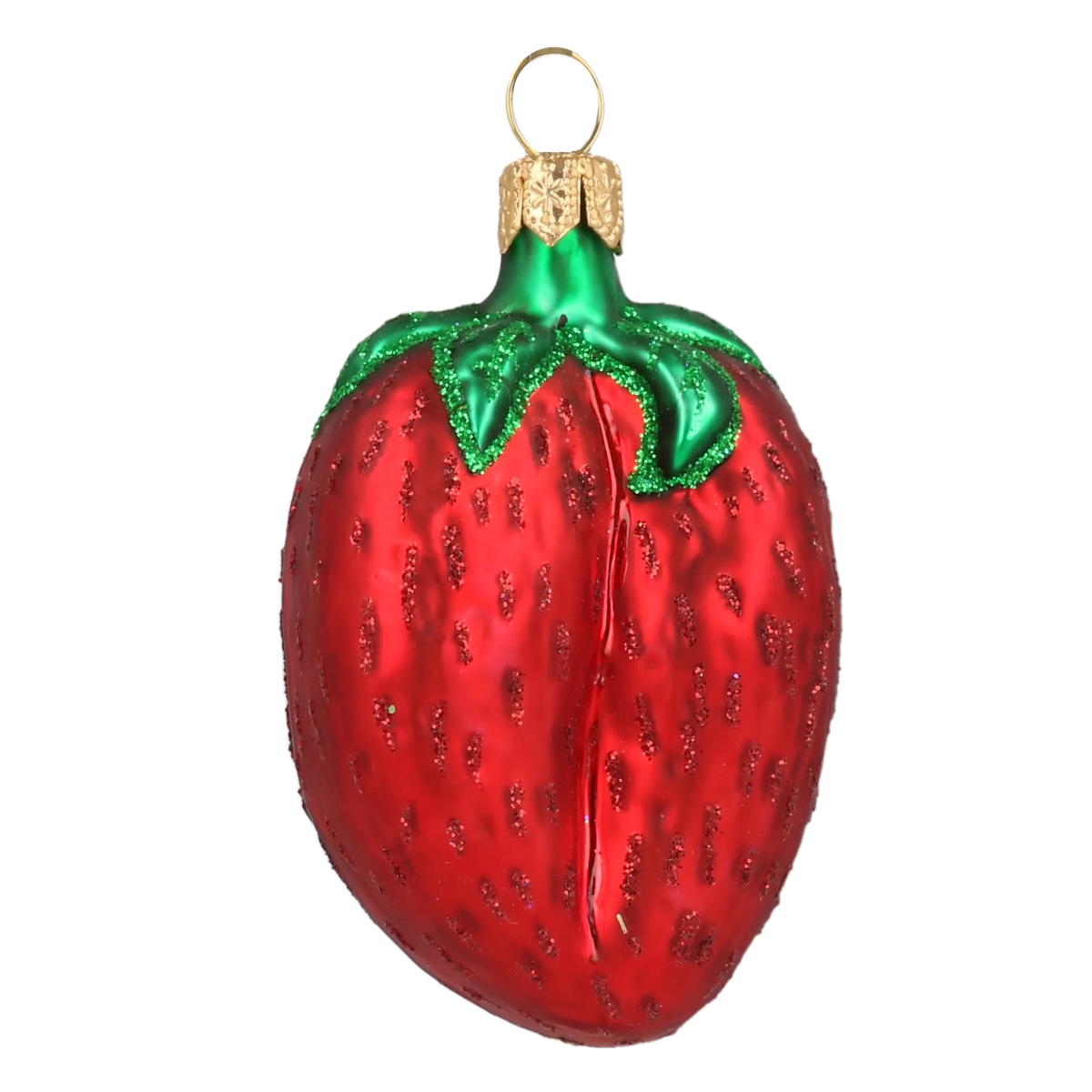Ripened Berry Heart | Hand-Painted Glass Ornament | Blubom 2020-460