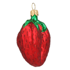 Ripened Berry Heart | Hand-Painted Glass Ornament | Blubom 2020-460