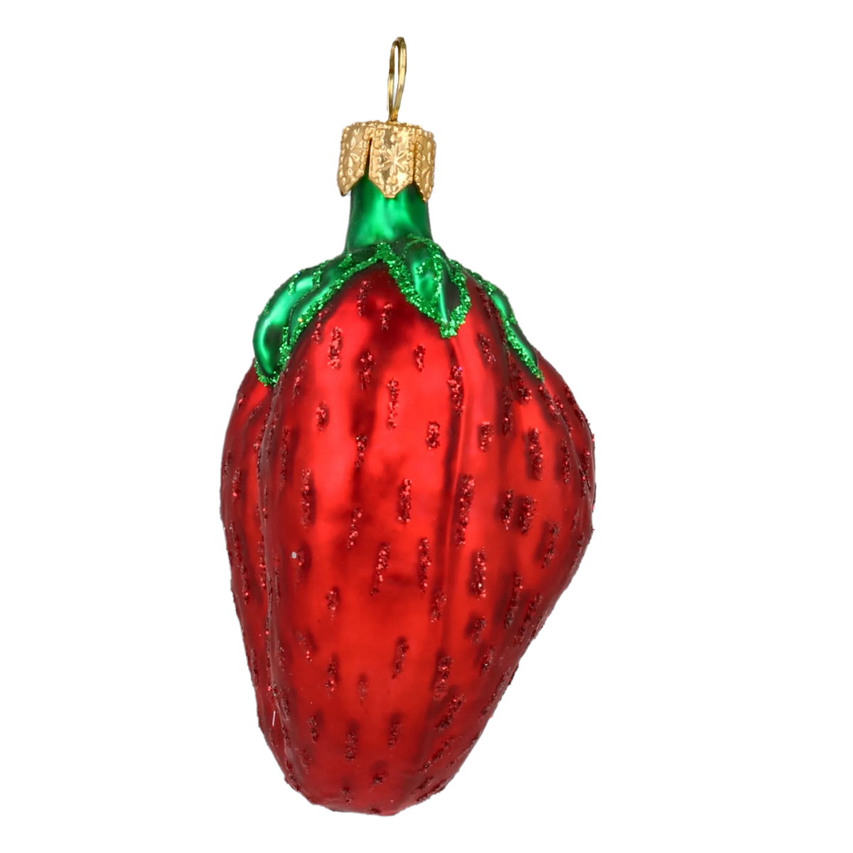 Ripened Berry Heart | Hand-Painted Glass Ornament | Blubom 2020-460