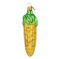 Amber Harvest Maize | Hand-Painted Glass Ornament | Blubom 2020-463