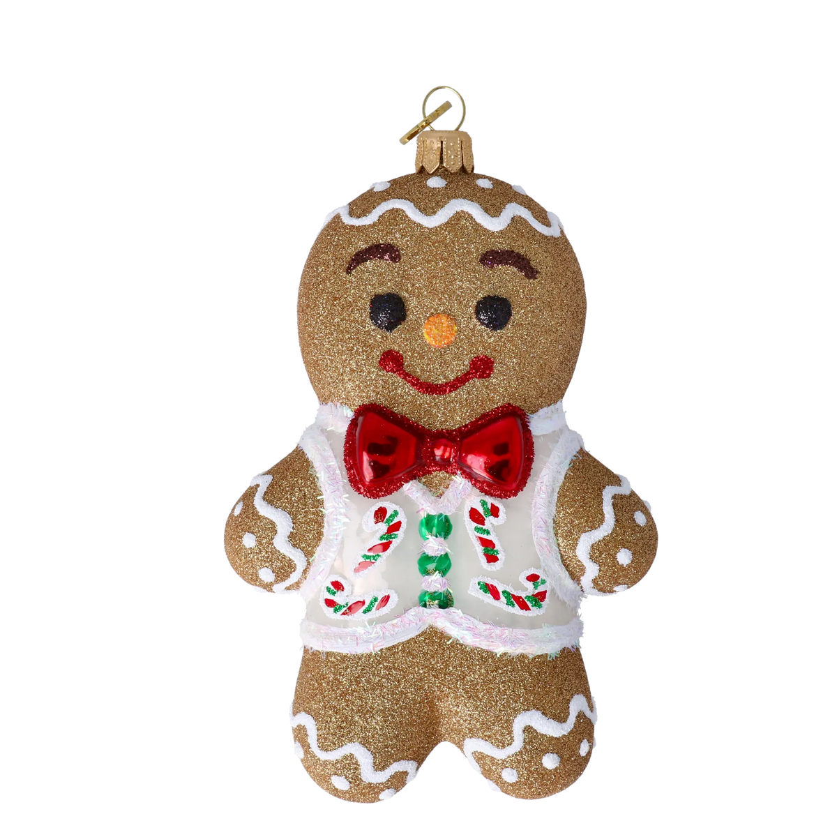 Dapper Clove Gentleman | Hand-Painted Glass Ornament | Blubom 2020-465