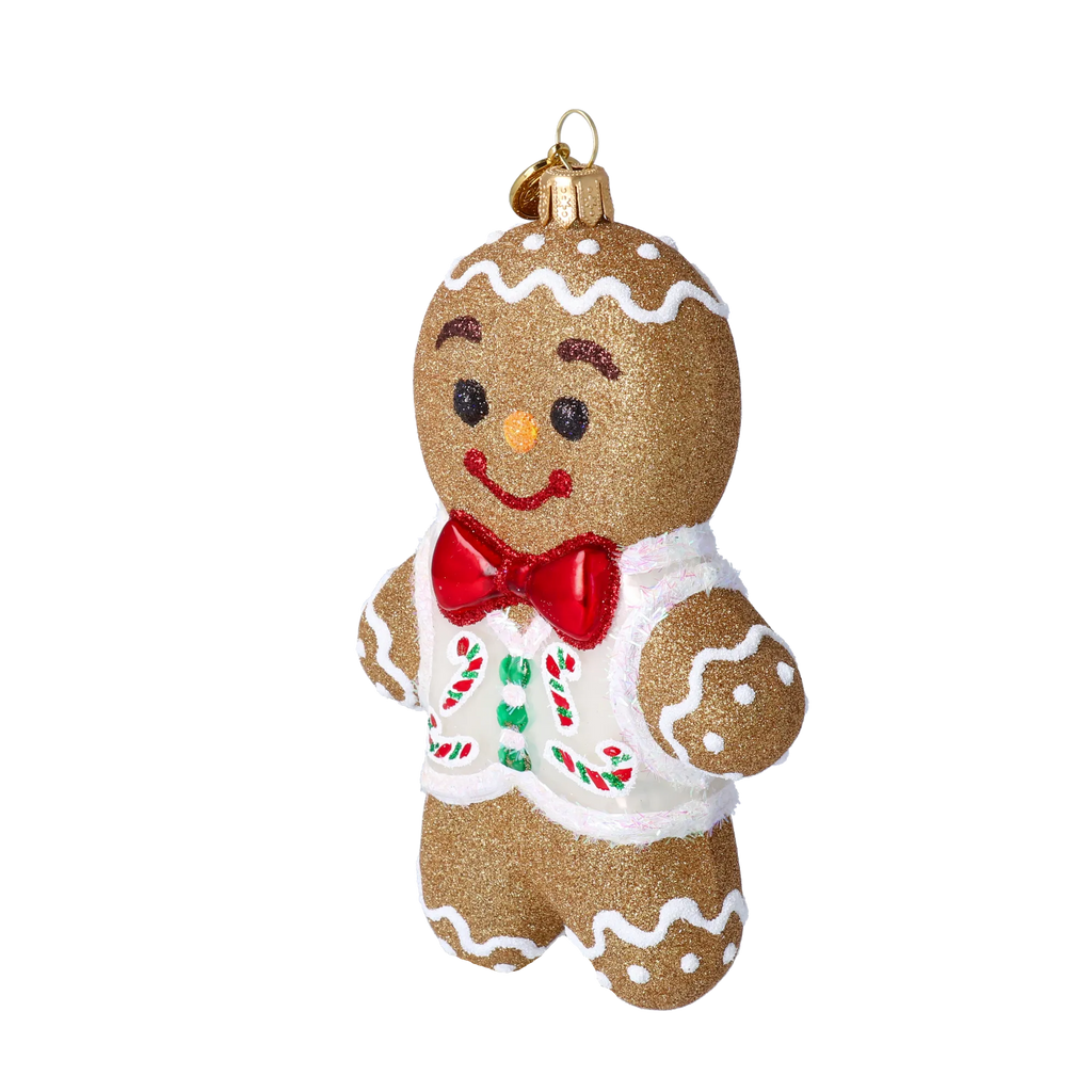 Dapper Clove Gentleman | Hand-Painted Glass Ornament | Blubom 2020-465