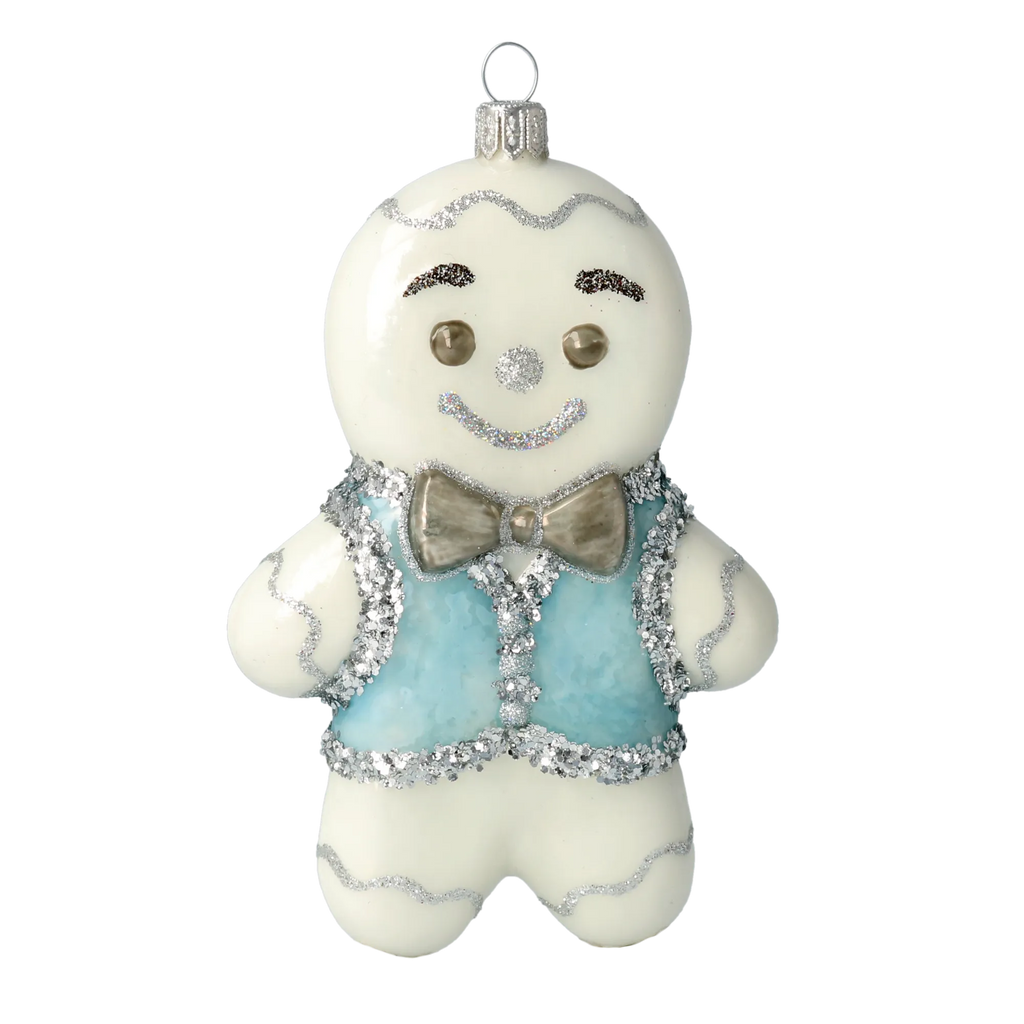 Polished Alpine Squire | Hand-Painted Glass Ornament | Blubom 2020-466