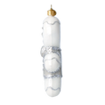 Load image into Gallery viewer, Silver Frosted Gingerbread Premium christmas glass ornament 2020-469
