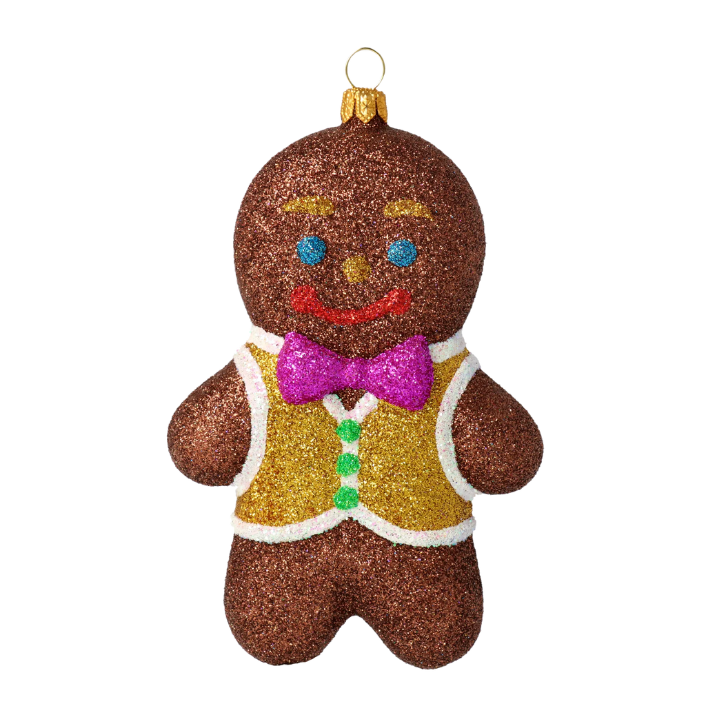 Jaunty Dandy | Hand-Painted Glass Ornament | Blubom 2020-470