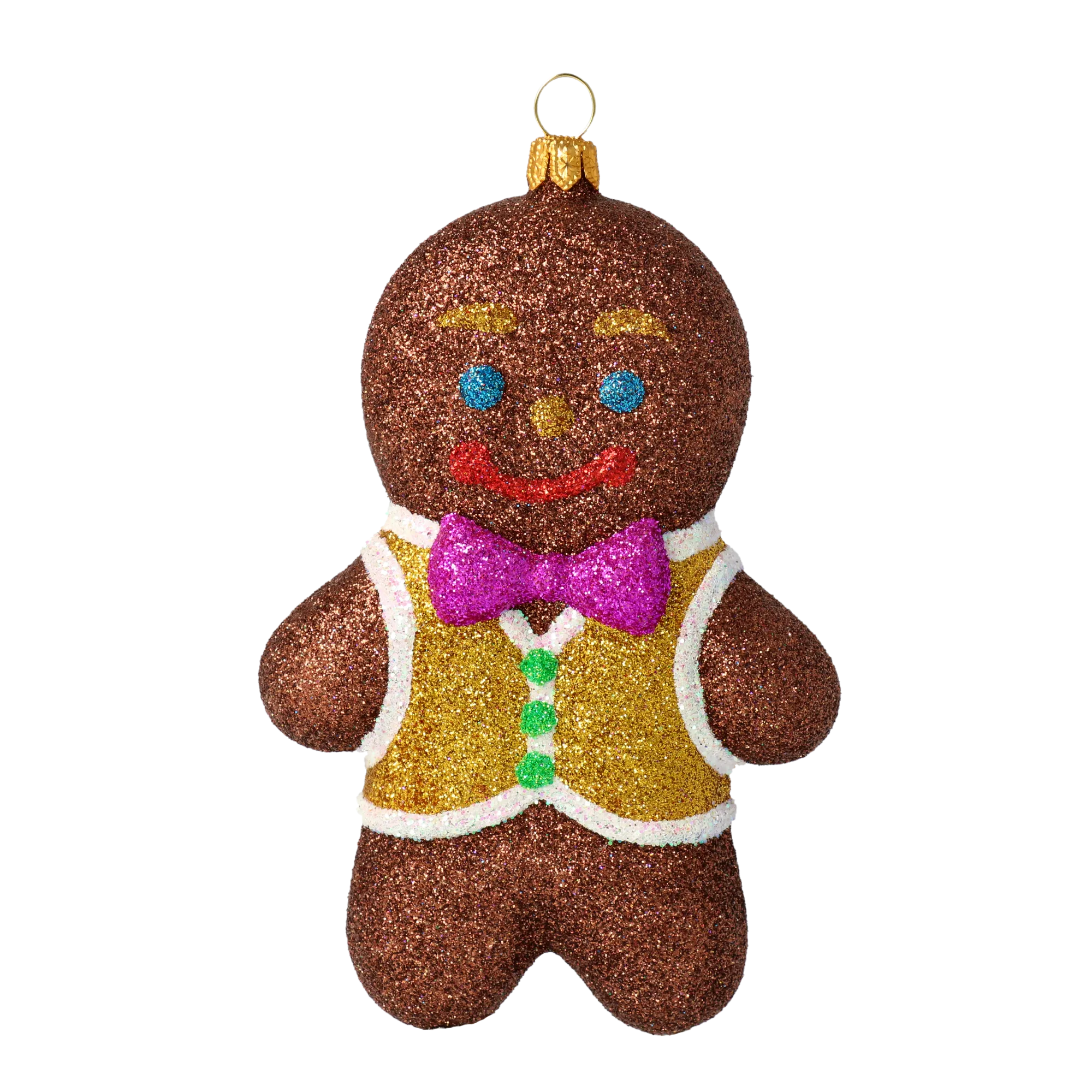 Jaunty Dandy | Hand-Painted Glass Ornament | Blubom 2020-470