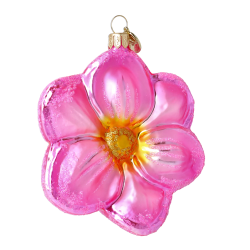 Wildflower Gilded Heart | Hand-Painted Glass Ornament | Blubom 2020-493