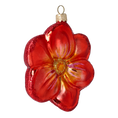 Załaduj obraz do przeglądarki galerii, Fiery Flower of Summer. Handmade Glass Christmas ornament. 2020-496
